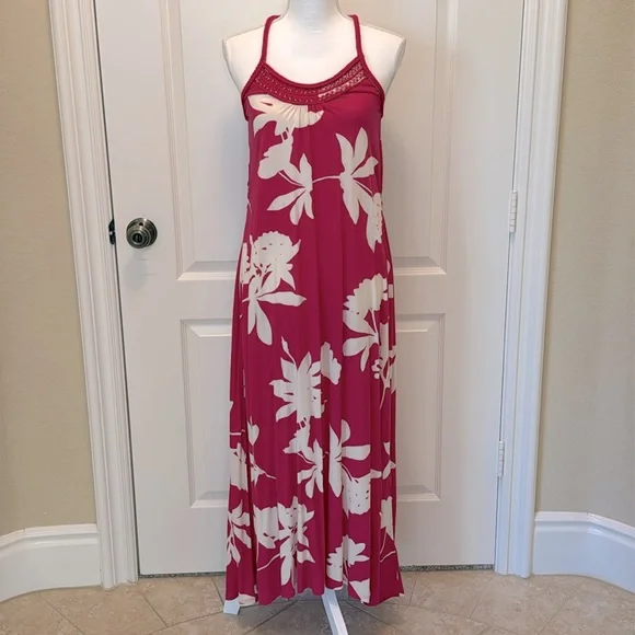 Lucky Brand Floral Print Maxi Dress - Picture 2 of 10